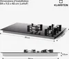 Klarstein MultiChef 5 Plaque Induction Et Gaz - Table De Voir les images du produit 7