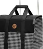 A close-up view of the top section of a shopping trolley. Voir les images du produit