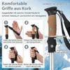 COSTWAY Alu Nordic Walking Stöcke Teleskop Wanderstock Produktbild-Vorschau 4