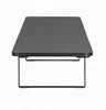 A black monitor stand with a metal frame, shown from the front on a white background. Náhled obrázku produktu