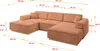 ALTDECOR Ecksofa in U-Form IREA-U1-v2 301x165x80 cm Apricot Produktbild-Vorschau 5