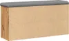 Schuhbank Artisan-Eiche 102x32x50 cm Holzwerkstoff Produktbild-Vorschau 6