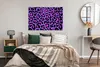 MuchoWow® Poster Pantherdruck - Lila - Rosa - Neon 120x80 Produktbild-Vorschau 4