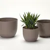 Blumentopf "Rio Greener" 35 cm taupe recyceltes Produktbild-Vorschau 2