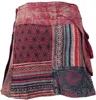 Wickelrock, Kurzer Rock, Cacheur, Stonewash Patchworkrock - Produktbild-Vorschau 3