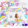 Einhorn Geburtstag Deko Set Mädchen XXL Folienballons Produktbild-Vorschau 5
