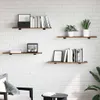 vidaXL Regalbrett 4 pcs Braun 80 x 20 x 1,5 cm Produktbild-Vorschau 3