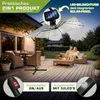 tillvex® Aluminium Parasol rechthoekig Ø 330 cm met Productafbeelding-voorbeeld 6