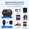 Siltcon Smartwatch Pro Herren und Damen mit Telefonfunktion Produktbild-Vorschau 2