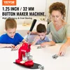 VEVOR Buttonmaschine Knopfmachermaschine 32 mm, Badge Punch Produktbild-Vorschau 2