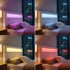 Polsterbett MIRASOL 120x200 cm, Weiß - Einzelbett mit LED Produktbild-Vorschau 4