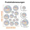 39 pcs Prism-Fenster-Abziehbilder PVC Produktbild-Vorschau 3
