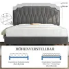 Yaheetech Polsterbett mit höhenverstellbarem Kopfteil Produktbild-Vorschau 7