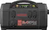 A black multi-function device with a digital display and various ports and buttons. Voir les images du produit