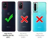 Comparison of phone cases for different OnePlus models, indicating compatibility. Produktbild-Vorschau