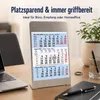Tischkalender 2027 mit Metallaufsteller magnetisch Produktbild-Vorschau 6