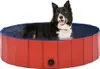 vidaXL Piscine pour chiens Pliable Rouge 120 x 30 cm PVC Voir les images du produit 2