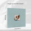 Yopih Album fotografico autoadesivo, grande, di lino, per Anteprima dell’immagine prodotto 3