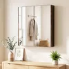 Armoire de toilette COSTWAY, armoire de salle de bain avec Voir les images du produit 9