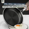 Padella wok Pasper Ø 28 cm - Senza PTFE - Induzione, Anteprima dell’immagine prodotto 4