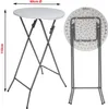 Stehtisch mit anthraziter Husse klappbar Ø 60cm Bistrotisch Produktbild-Vorschau 3
