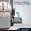 WELLGRO Treteimer 2x30L Silber – Edelstahl mit Softclose & Produktbild-Vorschau 5