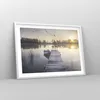 Gerahmtes Poster - Weißer Rahmen - Brücke Westen die Sonne Produktbild-Vorschau 8