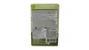 The back of a green and white product box with detailed text and nutritional information. Produktbild-Vorschau
