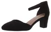 Tamaris Damen Pumps Fesselriemen Blockabsatz samtige Haptik Produktbild-Vorschau 8