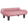 Kindersofa Rosa 70x40x24 cm Samt Produktbild-Vorschau 1