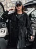 Cappotto lungo da donna con cappuccio MELBY nero S Anteprima dell’immagine prodotto 3
