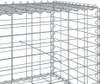vidaXL Gabion z pokrywą 400x100x50 cm Ocynkowane żelazo Podgląd zdjęcia produktu 5