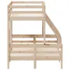 vidaXL Patrová postel 90x200/120x200 cm z borovicového Náhled obrázku produktu 4