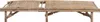 A bamboo sun lounger on a white background. Produktbild-Vorschau