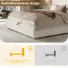 Flieks – hydraulická čalouněná postel 180 × 200 cm s Náhled obrázku produktu 8