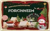vianmo Blechschild 12x18 cm Weihnachten FORCHHEIM Produktbild-Vorschau 1