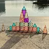 Magnetické dětské bloky 3D vzdělávací hra 56 kusů Náhled obrázku produktu 4