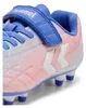 Futbalové kopačky Hummel Top Star FG JR ružové/modré/biele Náhľad obrázku produktu 3