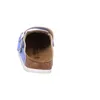 A top-down view of a blue Birkenstock sandal. Náhled obrázku produktu