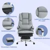 Sedia da ufficio HOMCOM, sedia da scrivania ergonomica con Anteprima dell’immagine prodotto 5