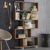 Skye Decor, Nilüfer - Walnut, Bibliothèques, noyer, 90 x Voir les images du produit 2
