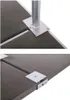 DUR-line Herkules Profi Balkonständer für 2x50x50cm Platten Produktbild-Vorschau 12