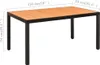 vidaXL 7-tlg. Garten-Essgruppe Schwarz und Braun Produktbild-Vorschau 8