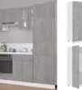 vidaXL Chłodzona szafka ścienna betonowo-szara 60x57x207 cm Podgląd zdjęcia produktu 1