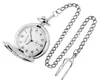 Excellanc Taschenuhr mit Kette und Clip Blume Pflanze Motiv Produktbild-Vorschau 2
