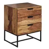 Nachttisch Boxspringbett Massivholz 50x40x65 cm Produktbild-Vorschau 2