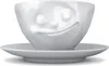 FIFTYEIGHT Kaffeetasse 200ml - Glücklich weiß Produktbild-Vorschau 1