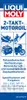 A vertical advertisement for Liqui Moly 2-Takt Motoröl, featuring the brand logo, product name, images of equipment that uses the oil, and technical specifications. Produktbild-Vorschau
