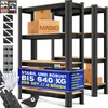 2er-Set Ablageböden, Schwerlast, schwarz, 175 kg pro Boden, Produktbild-Vorschau 4