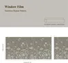 Folie Fensterfolie Milch Transparent Dekorative Blumen Weiß Produktbild-Vorschau 2